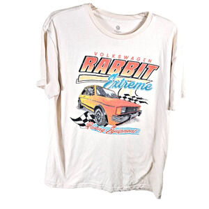 Volkswagen Rabbit Extreme T-Shirt Racing Equipment Beige Size Large